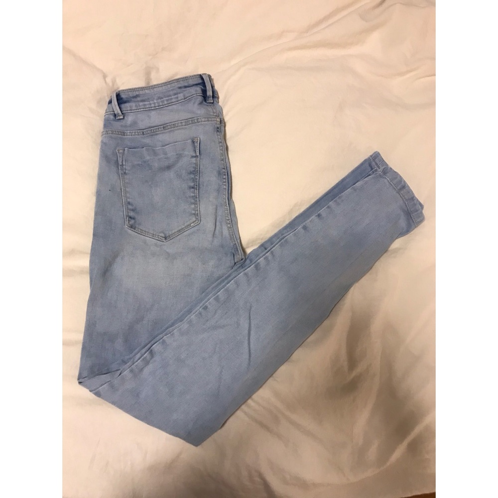 Zara TRF Denim High Rise Super Skinny Jeans